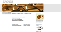 Desktop Screenshot of optiker-zacher.de
